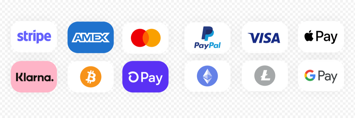 Accepted payment methods